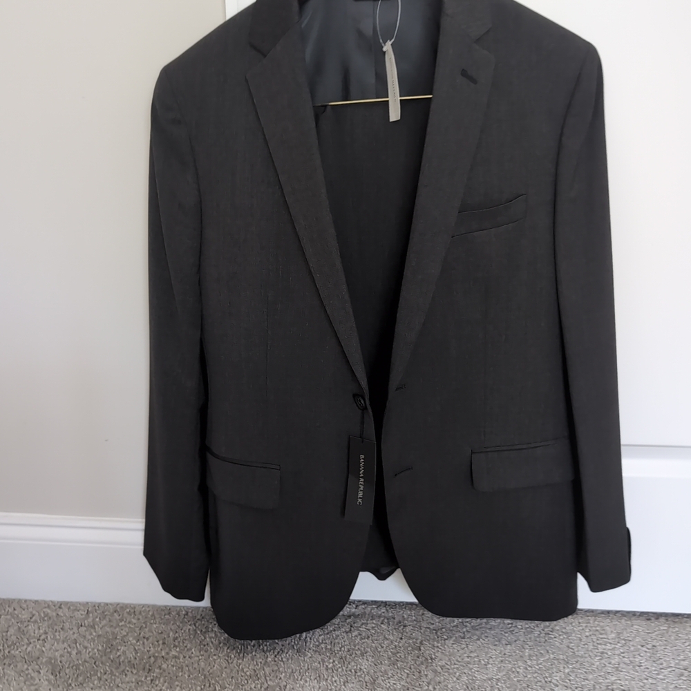 Banana Republic Factory Gray Sport Coat with Modern Fit